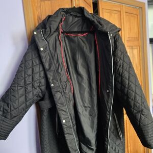 Women's Quilted Black Jacket